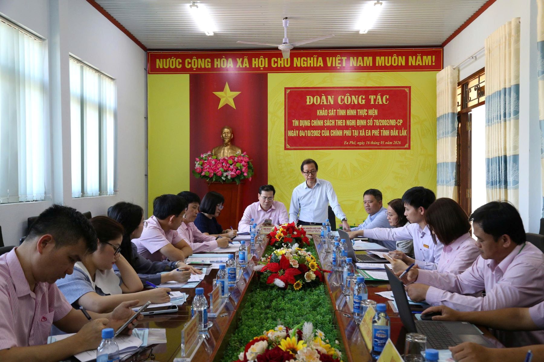 KHẢO SÁT VỀ CÔNG TÁC TÍN DỤNG CHÍNH SÁCH TẠI XÃ EA PHÊ